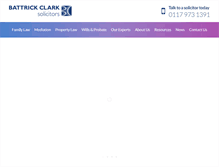Tablet Screenshot of battrickclark.co.uk